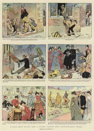 Başarısız olan bir Baskın ve kendini gösteren bir Rölyef Sütunu by Tom Browne